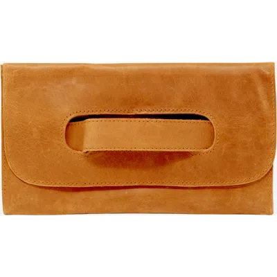 Able Mare Handle Clutch In Cognac
