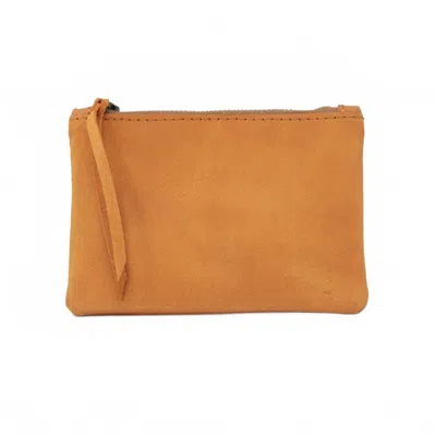 Able Martha Coin Pouch In Cognac In Orange