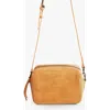 Able Medium Zipper Crossbody Bag In Cognac