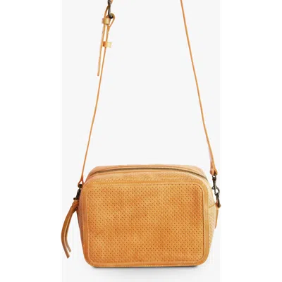 Able Medium Zipper Crossbody Bag In Cognac