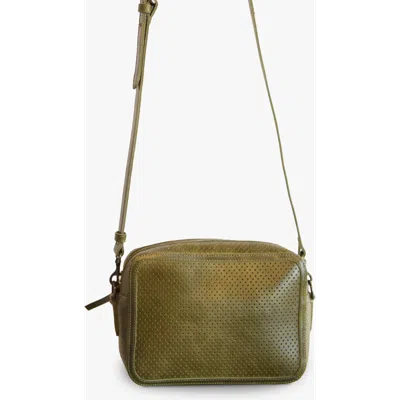 Able Medium Zipper Crossbody Bag In Moss