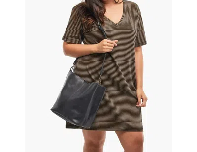 Able Mihiret Crossbody Bag In Black In White