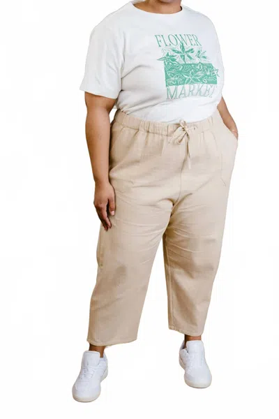Able Mila Pull On Pant In Brown Sugar In Neutral