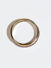 Able Nicki Double Ring In Gold
