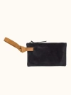 Able Rachel Wristlet In Black/cognac