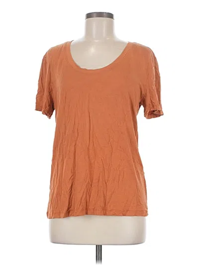 Pre-owned Able Short Sleeve T-shirt In Orange