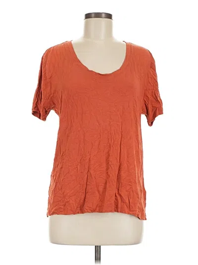 Pre-owned Able Short Sleeve T-shirt In Orange