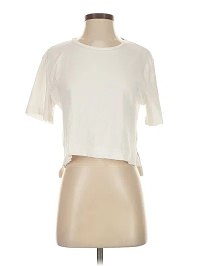 Pre-owned Able Short Sleeve T-shirt In White