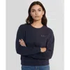 Able Signature Crew Sweatshirt Navy Ink S In Blue