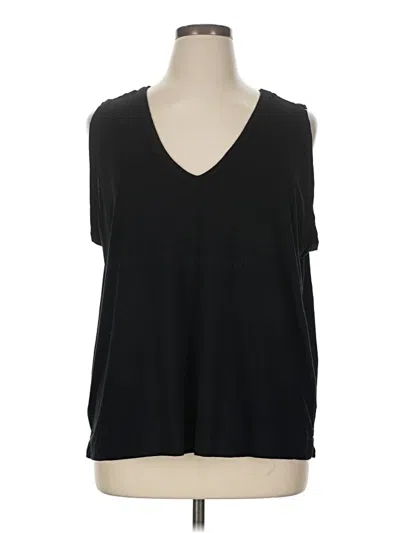 Pre-owned Able Sleeveless T-shirt In Black
