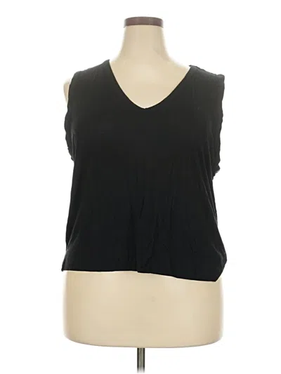 Pre-owned Able Sleeveless T-shirt In Black