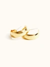 Able Stride Hoops In Gold