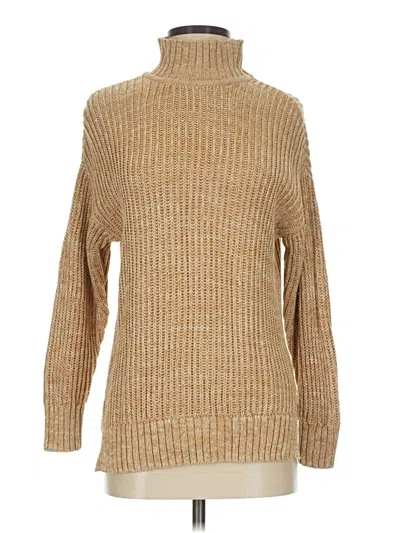 Able Turtleneck Sweater In Tan