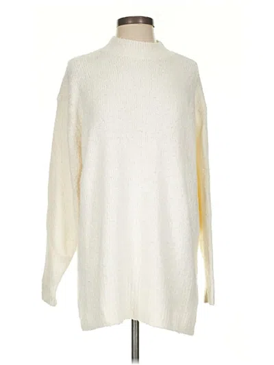 Pre-owned Able Turtleneck Sweater In White