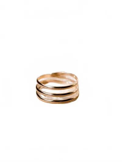 Able Women's Contour Ring In 14k Gold Filled In Multi
