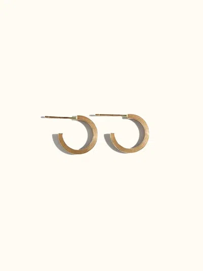 Able Women's Iris Hoops In Gold