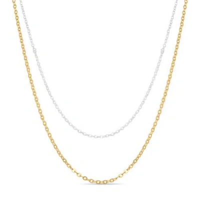 Able Zora Layered Chain Necklaces In Gold