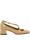 A.bocca 45mm Cross-strap Pumps In Neutral