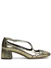A.bocca Two For Love Gold Pump In Gold