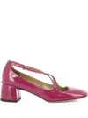 A.bocca 50mm Two For Love Leather Cross-strap Pumps In Pink