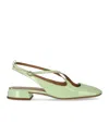 A.bocca Light Green Slingback Pump In Green