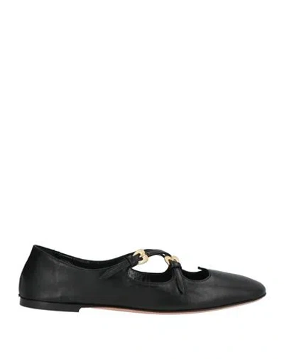 A.bocca A. Bocca Woman Ballet Flats Black Size 11 Leather