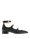 A.bocca A. Bocca Woman Ballet Flats Black Size 6 Leather In Black