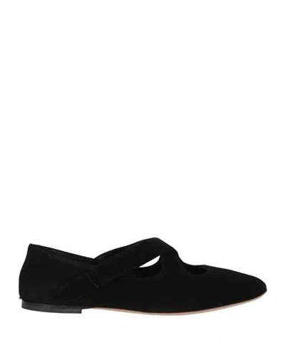 A.bocca A. Bocca Woman Ballet Flats Black Size 6 Leather