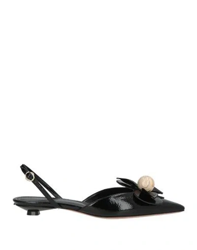A.bocca A. Bocca Woman Ballet Flats Black Size 6 Leather