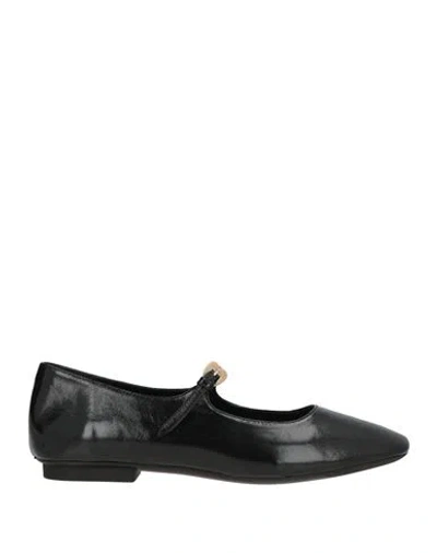 A.bocca A. Bocca Woman Ballet Flats Black Size 9.5 Leather