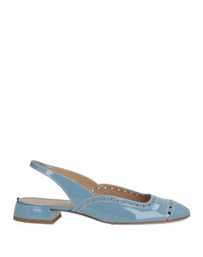 A.bocca A. Bocca Woman Ballet Flats Light Blue Size 9.5 Leather In Pink