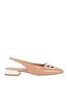 A.bocca A. Bocca Woman Ballet Flats Light Brown Size 10 Leather In Pink