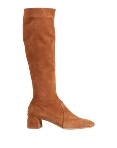 A.bocca A. Bocca Woman Boot Tan Size 11 Leather In Orange