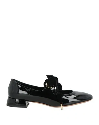 A.bocca A. Bocca Woman Lace-up Shoes Black Size 8 Leather