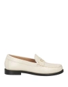 A.bocca A. Bocca Woman Loafers Ivory Size 6 Leather In White