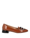 A.bocca A. Bocca Woman Loafers Tan Size 6 Leather In Brown