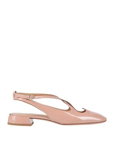 A.bocca A. Bocca Woman Pumps Blush Size 9 Soft Leather In Multi