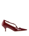 A.bocca A. Bocca Woman Pumps Burgundy Size 6 Leather In Red