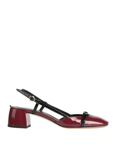A.bocca A. Bocca Woman Pumps Burgundy Size 7 Leather