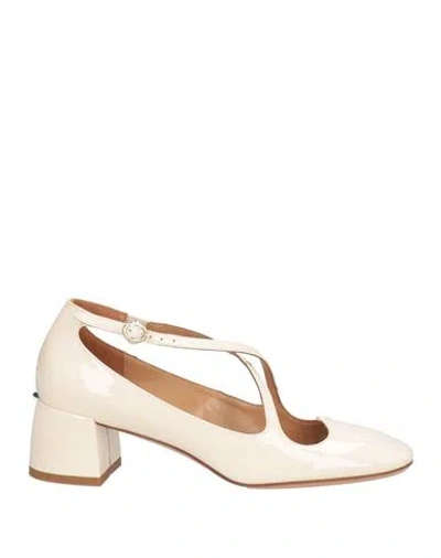 A.bocca A. Bocca Woman Pumps Cream Size 7 Leather In White
