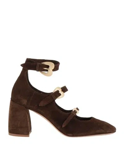 A.bocca A. Bocca Woman Pumps Dark Brown Size 7 Leather