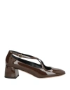 A.bocca A. Bocca Woman Pumps Dark Brown Size 7.5 Leather