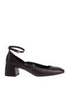 A.bocca A. Bocca Woman Pumps Dark Purple Size 8 Leather