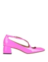 A.bocca A. Bocca Woman Pumps Fuchsia Size 6 Leather In Pink