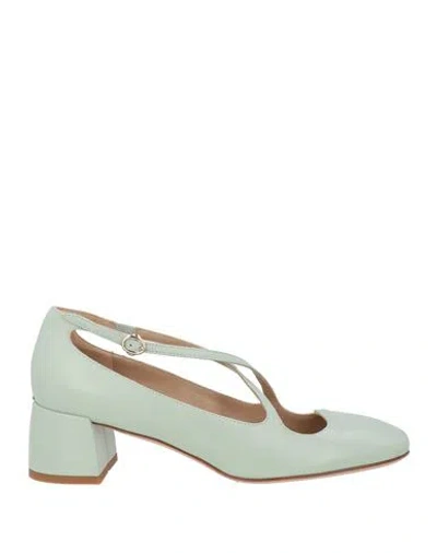 A.bocca A. Bocca Woman Pumps Light Green Size 7 Leather