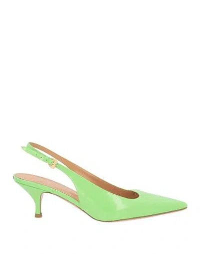 A.bocca A. Bocca Woman Pumps Lime Green Size 8 Leather