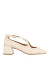 A.bocca A. Bocca Woman Pumps Off White Size 8 Leather In Off White