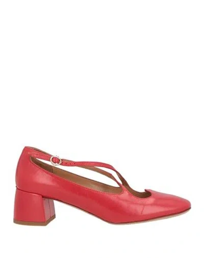 A.bocca A. Bocca Woman Pumps Red Size 11 Leather