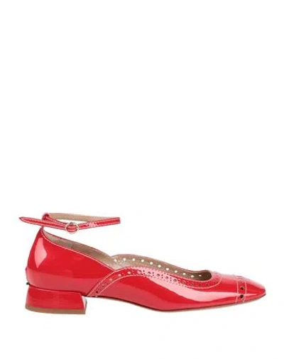 A.bocca A. Bocca Woman Pumps Red Size 6 Leather
