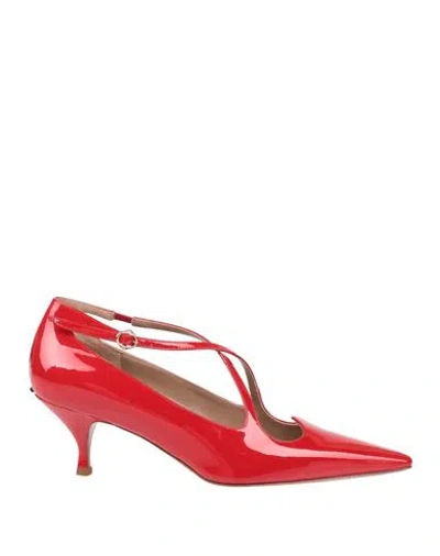 A.bocca A. Bocca Woman Pumps Red Size 7 Leather